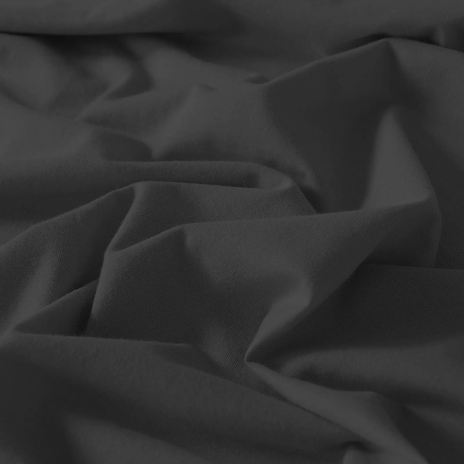 100% Jersey Cotton Quilt Cover Set | Ultra Soft Bedding | Luxurious | King | Charcoal Marle