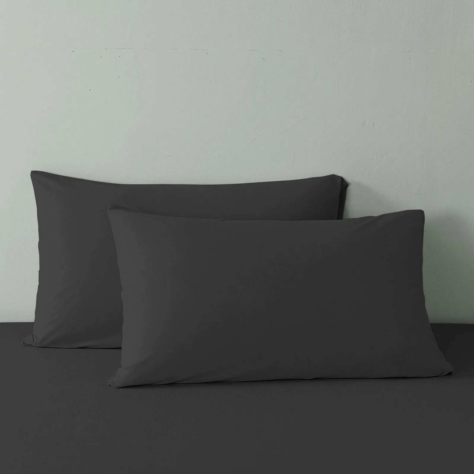 100% Jersey Cotton Quilt Cover Set | Ultra Soft Bedding | Luxurious | King | Charcoal Marle