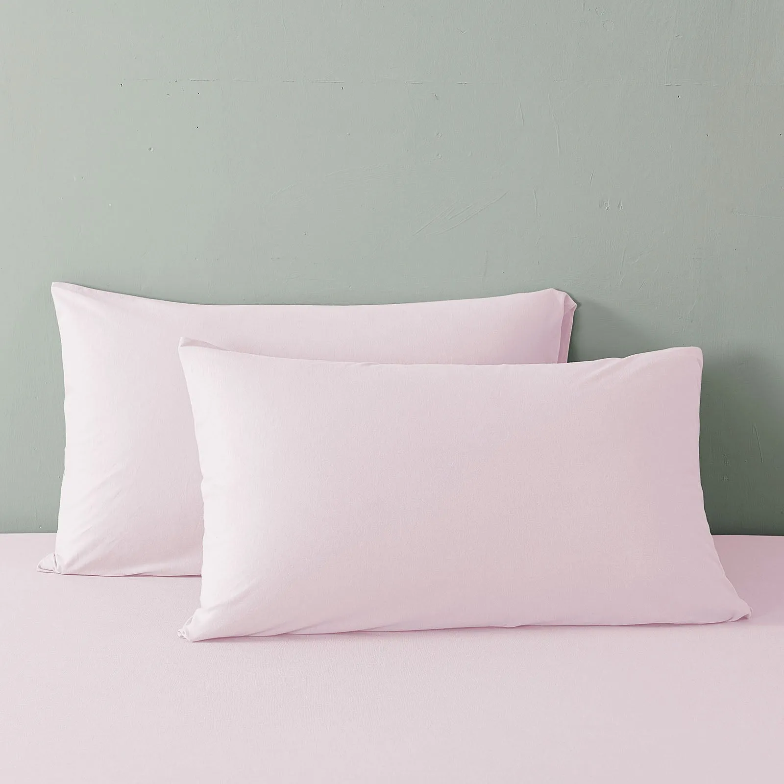 100% Jersey Cotton Quilt Cover Set | Ultra Soft Bedding | Luxurious | King | Pink Marle