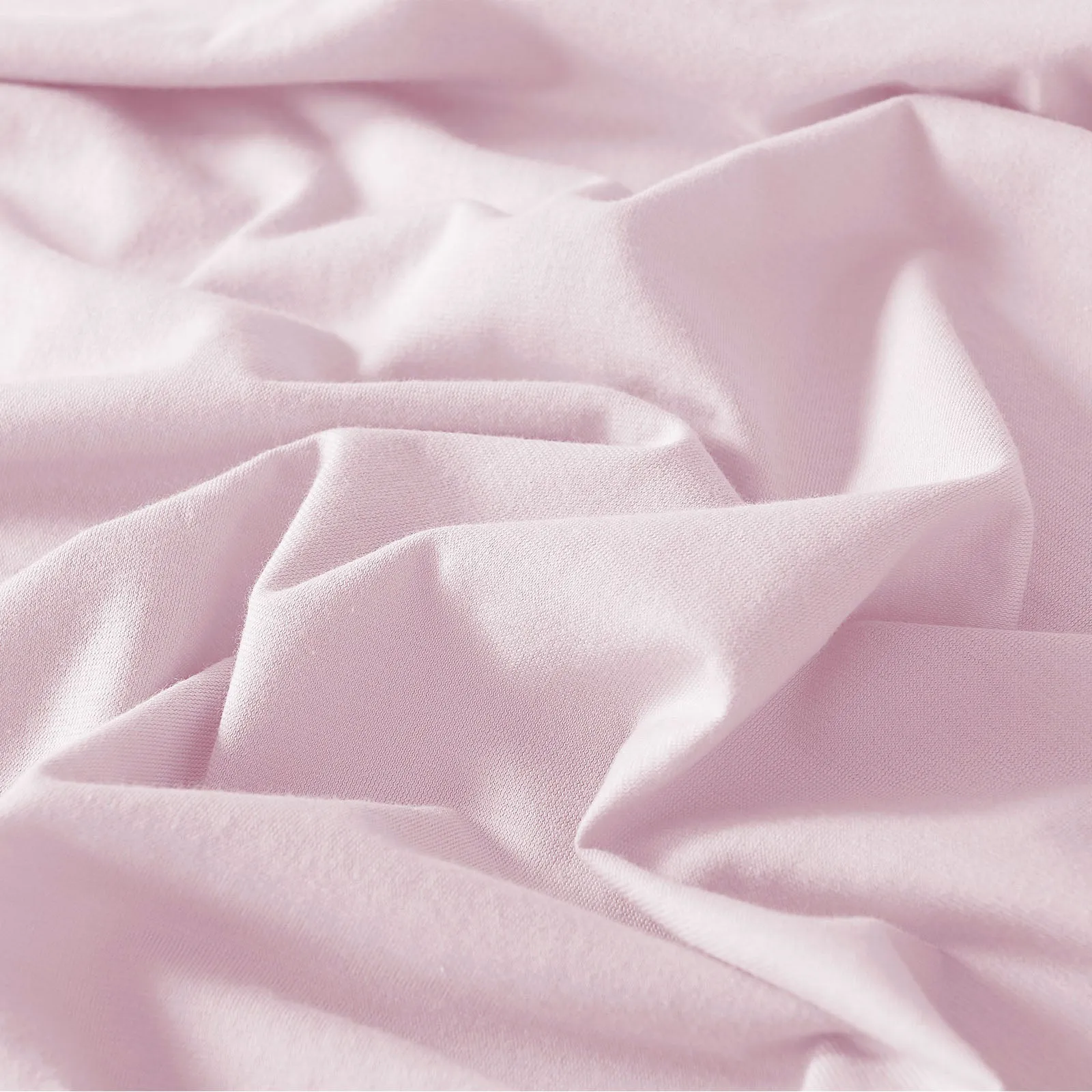 100% Jersey Cotton Quilt Cover Set | Ultra Soft Bedding | Luxurious | King | Pink Marle