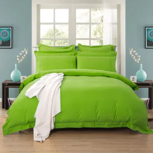 1000TC | Tailored | King Size | Green | Duvet Quilt Cover Set