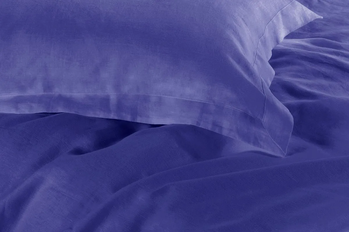 1000TC | Tailored | Queen Size | Royal Blue | Duvet Quilt Cover Set