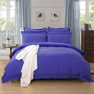 1000TC | Tailored | Queen Size | Royal Blue | Duvet Quilt Cover Set