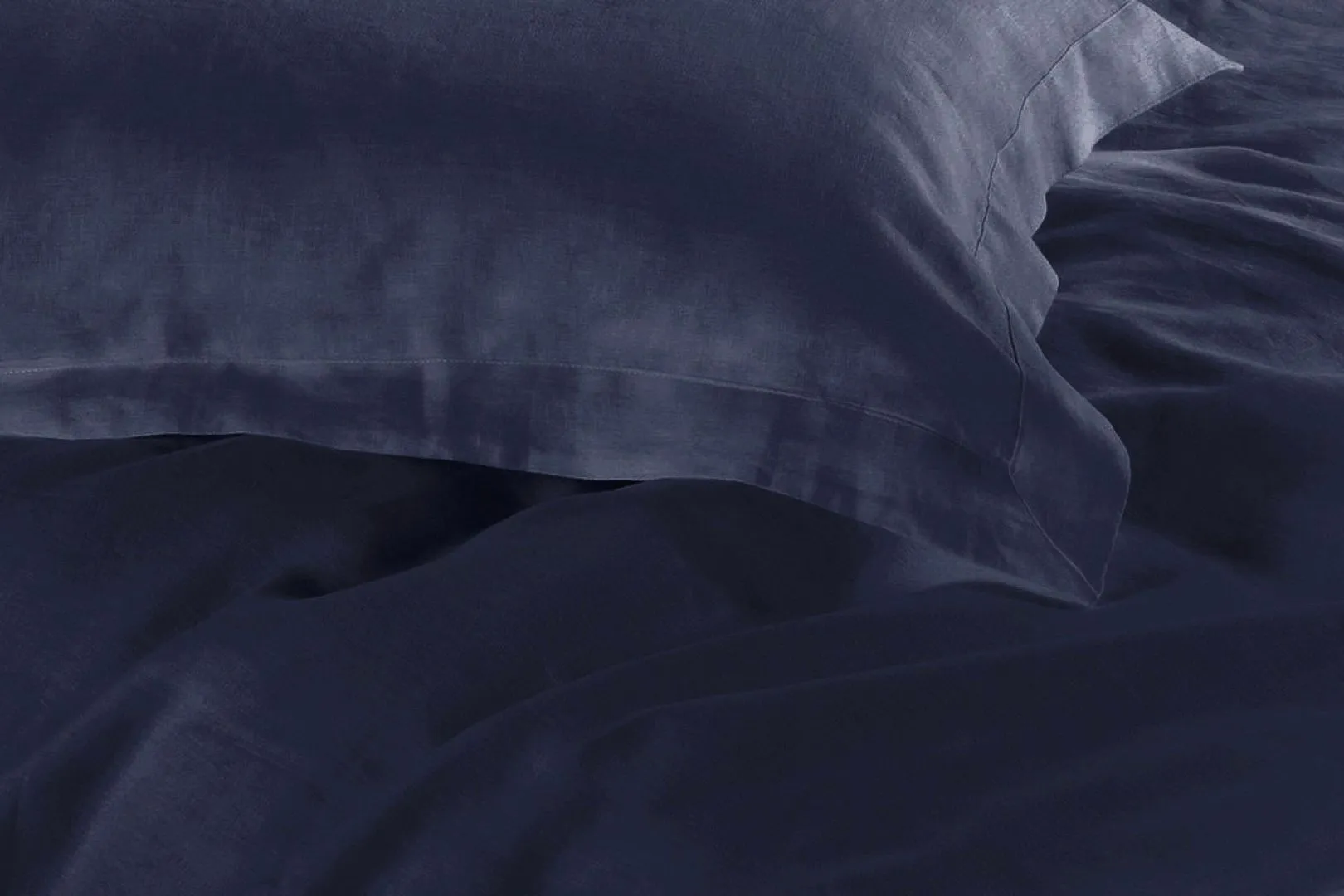 1000TC Tailored | Super King Size | Quilt/Duvet Cover Set | Midnight Blue