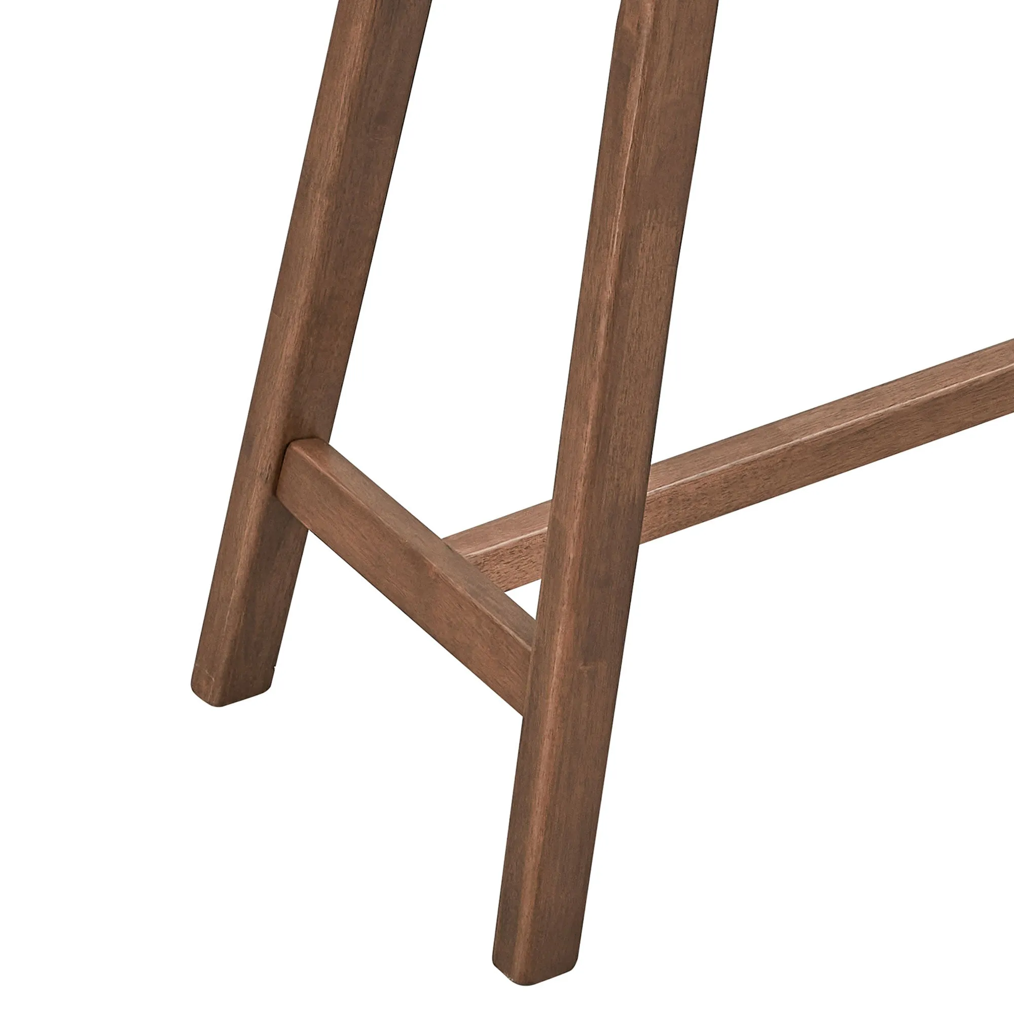 59" Entryway Table, Narrow Console with Solid Wood Legs, Modern Design Skinny Sofa Table for Living Room, Hallway, Apartment - Walnut