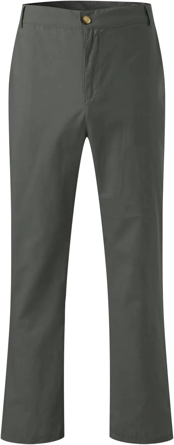 aihihe Skinny Casual Pants for Men Size 38 Work Pants for Men Mens Pants Straight fit Mens Chinos Pants Slim fit Tapered