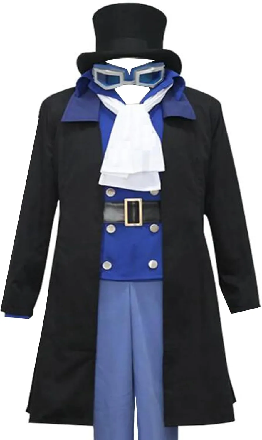 Anime Mens Cosplay Cloak Sabo Coat Pants Belt Suit Uniform Halloween Outfit Christmas