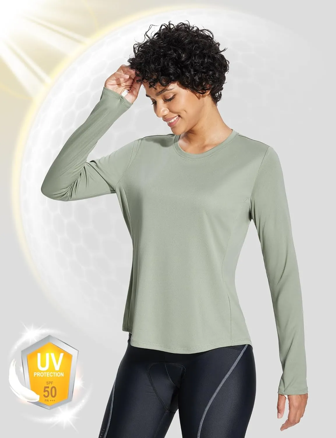 baleaf Women's UPF 50  Sun Shirts UV Protection Long Sleeve SPF Tops Lightweight Quick Dry Outdoor Clothing Pocket