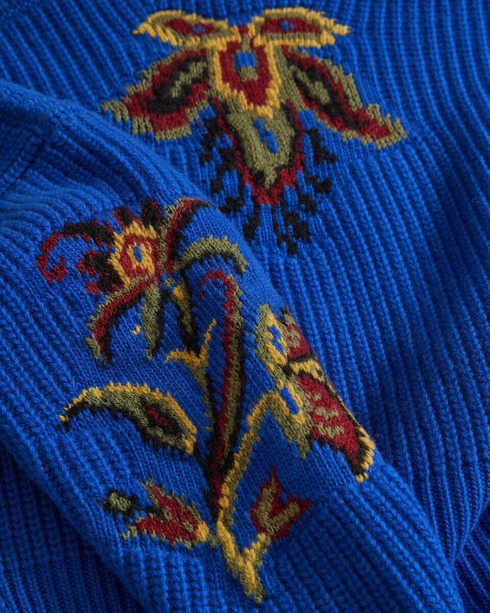 Blue Maglia Cappotto Onfale Knit Cardigan