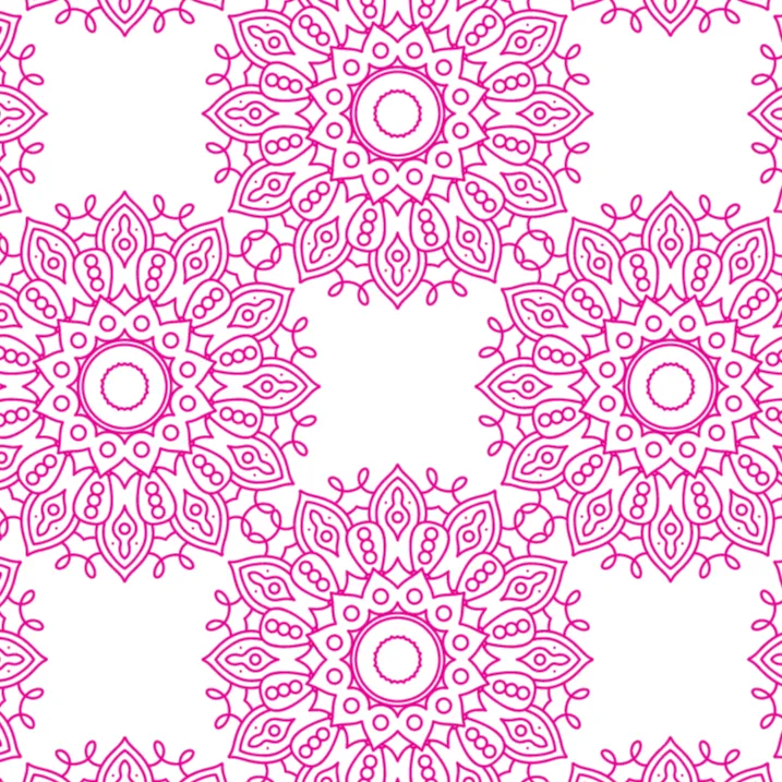 Bohemian Mandala Pink Chakra Quilt Cover Set King Size