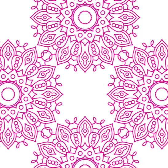 Bohemian Mandala Pink Chakra Quilt Cover Set
