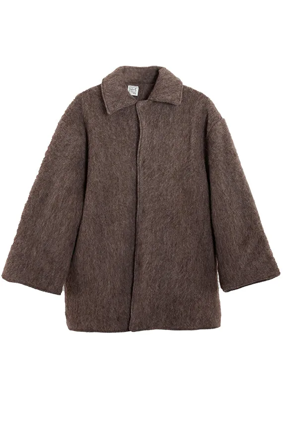 Brown Melange Pyrenees Coat