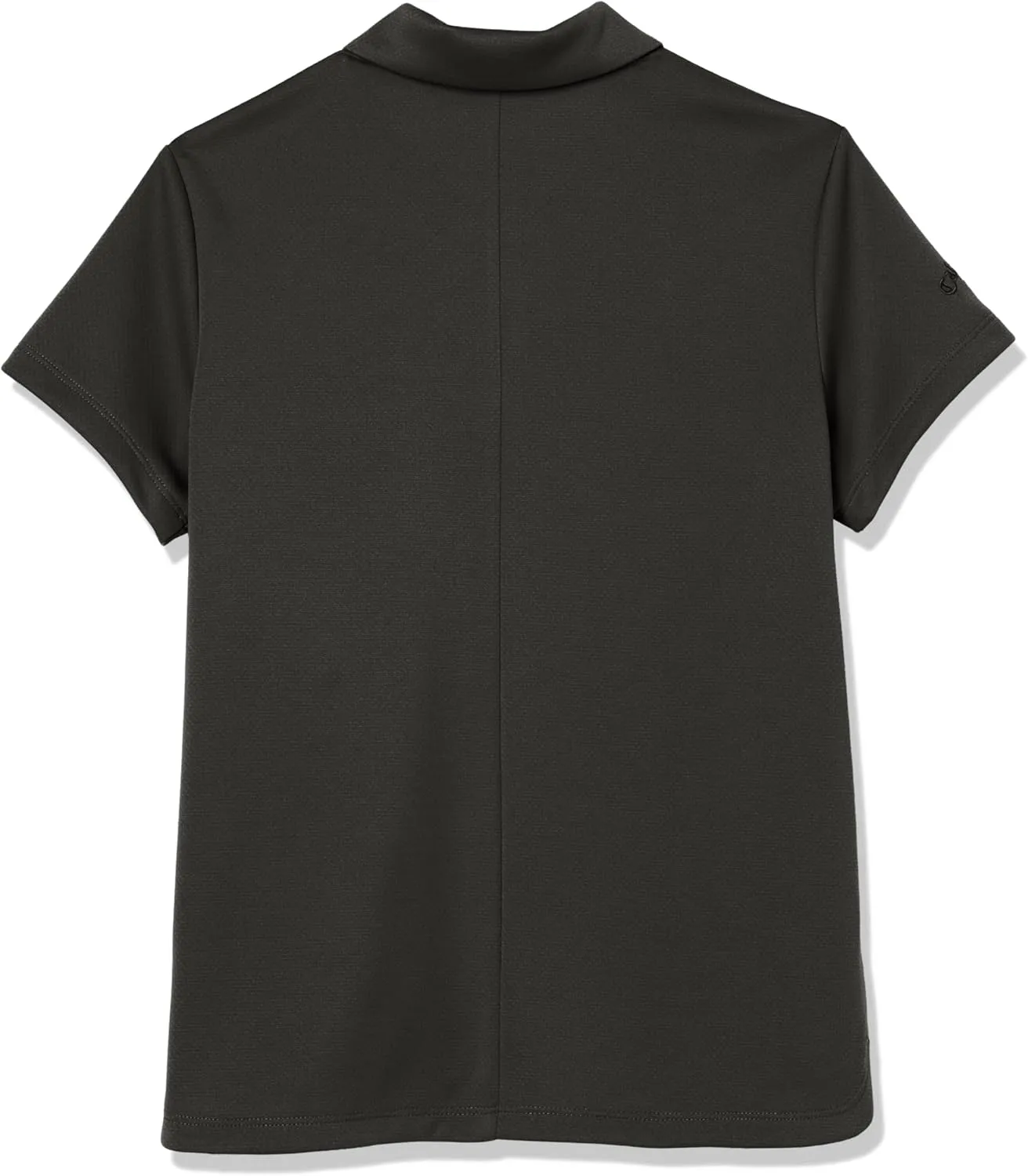 Callaway Girls Micro Hex Solid Short Sleeve Golf Polo Shirt, Moisture-Wicking, Durable Textured Fabric, Sun Protection