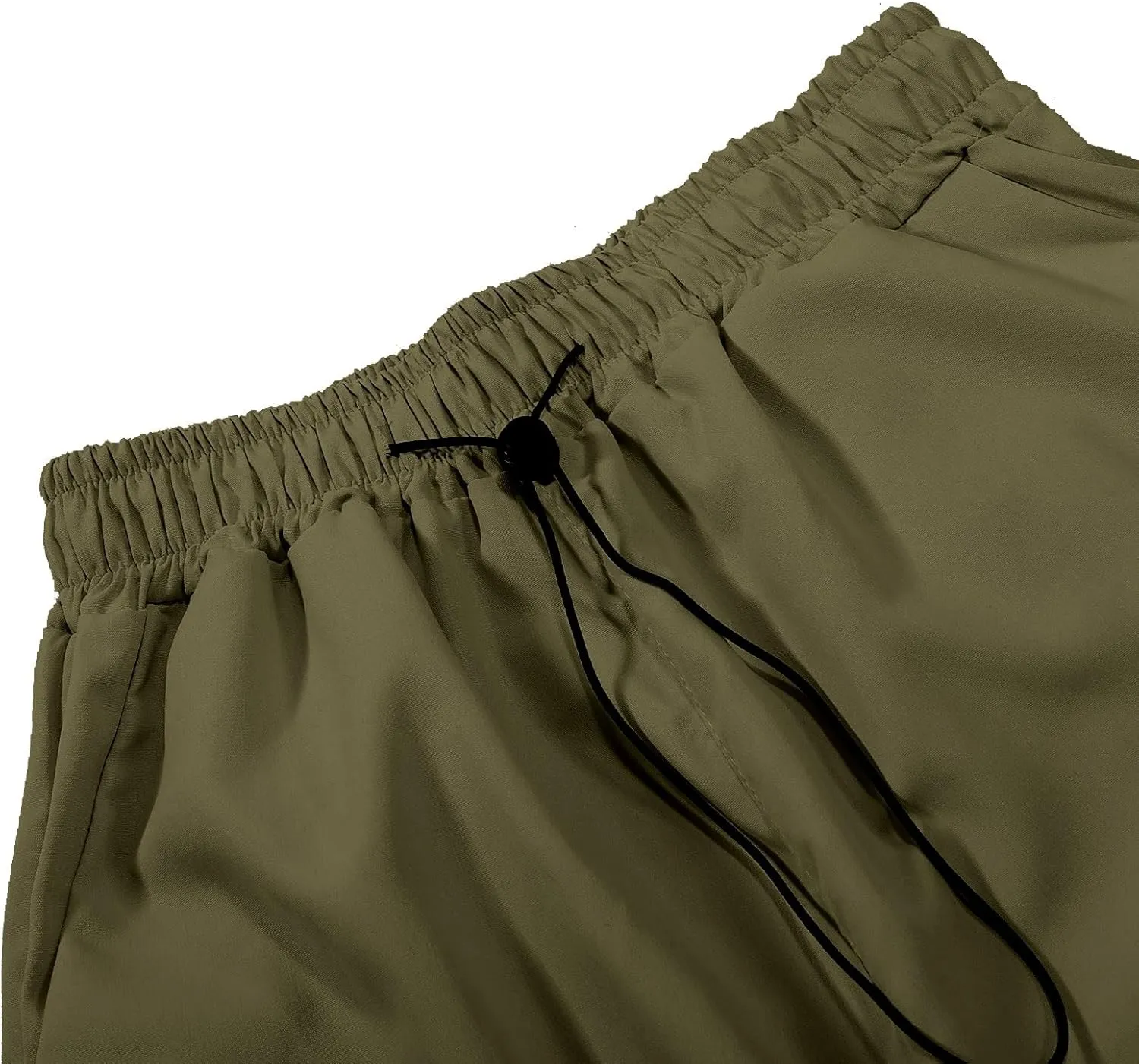 Cargo Pants Women Y2K Baggy Cargo Pants Parachute Pants Trendy Stretchy High Waist Wide Leg Trousers Jogger