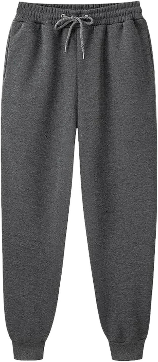 cooki Sweatpants Women Baggy Womens Sweatpants with Pockets Cinch Bottom Drawstring Elastic Waist Pants Athletic Yoga Joggers