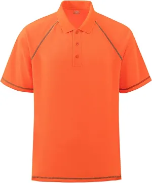 Corna Men's Golf Polo Shirts Short Sleeve Quick Dry Fit Moisture Wicking Running Athletic Big & Tall Performance Soft
