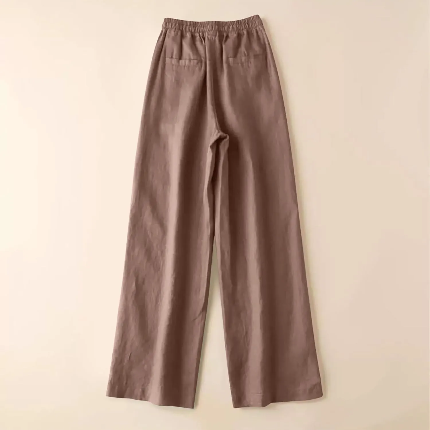 CRNTCEM Loose Fit Beach Pants for Women Stretch Pull On Wide Leg Trousers Lounge Sports Yoga Pants Straight Leg Work Trouser