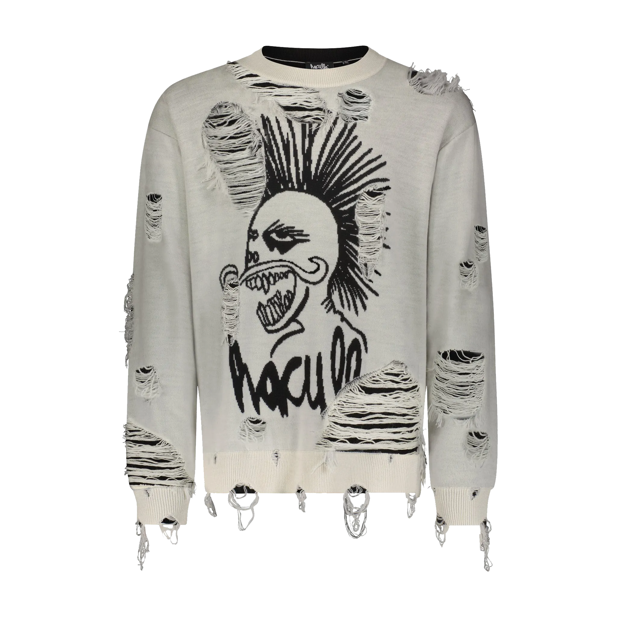 DISTRESSED HACULLA KNITTED SWEATER