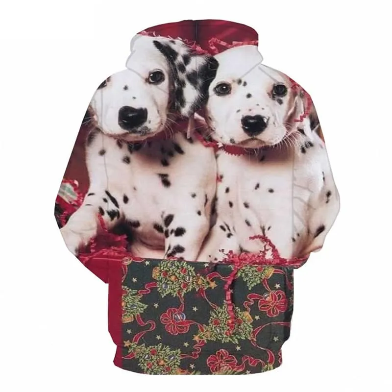 Dog Sweatshirts men Animal 3d Printed Christmas Sweatshirt Printed Harajuku Hoody Anime