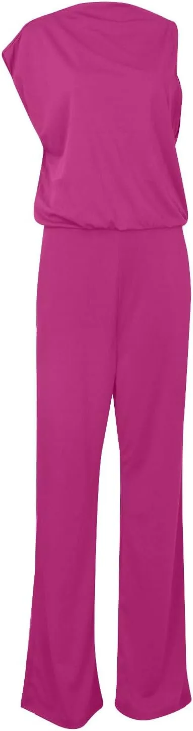 Gym Pants for Women,Women's Banquet Dress Jumpsuit Sexy Hanging Neck Women's Trousers Spring&Summer Clothing
