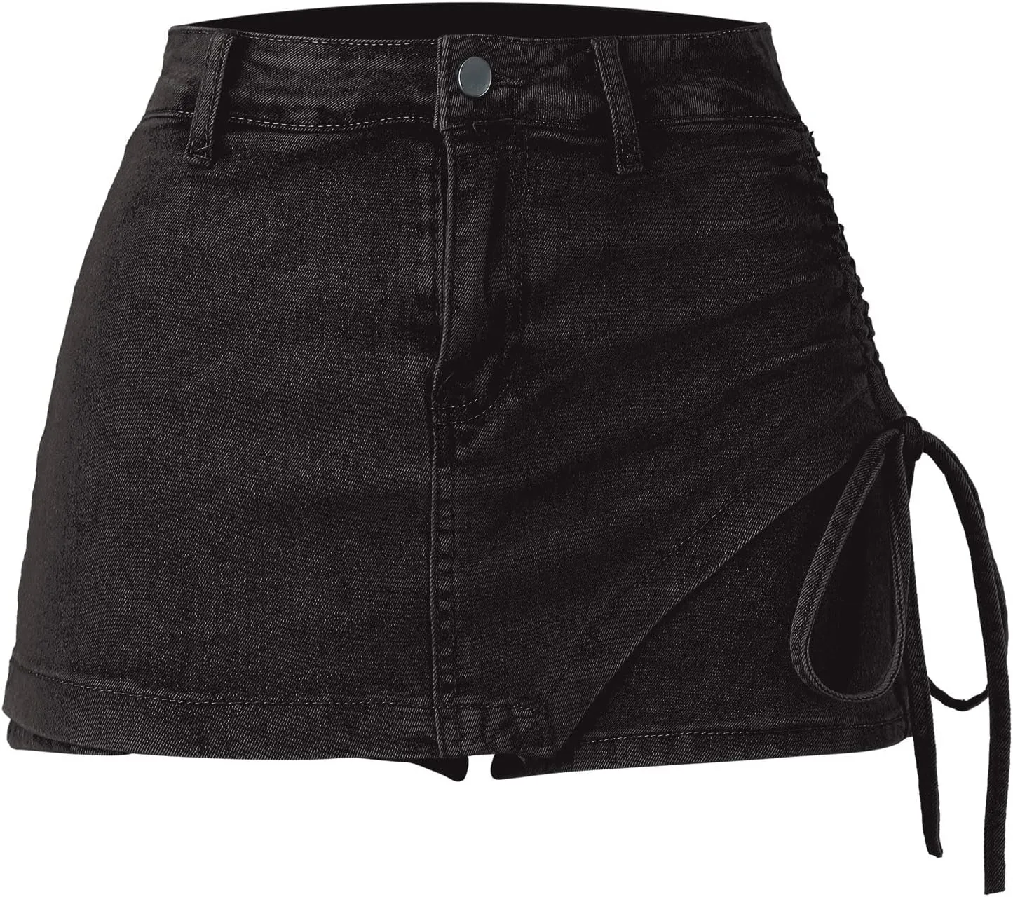 Jean Skirts for Women Y2k Denim Skirt Stretchy Mini Skirt Skorts Cargo Skirt