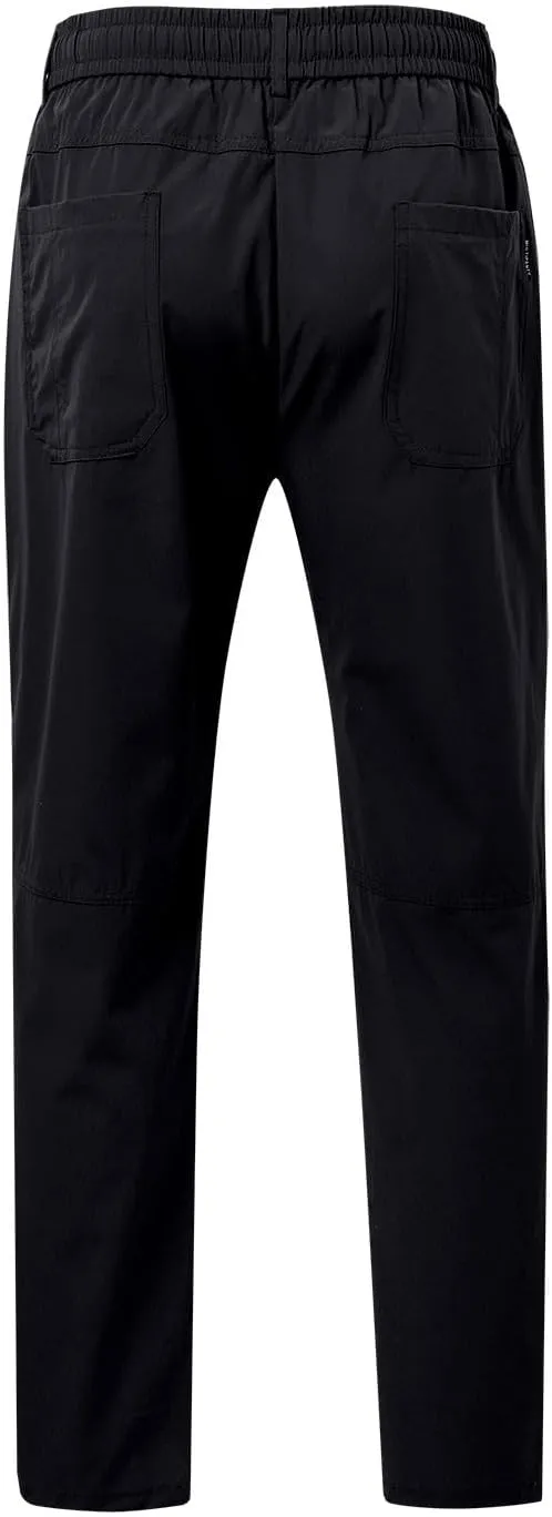 Joggers for Men Khaki Pants Mens Solid Color Straight Trend Slim Fit Workout Running Comfy Casual Elastic Waist Pants