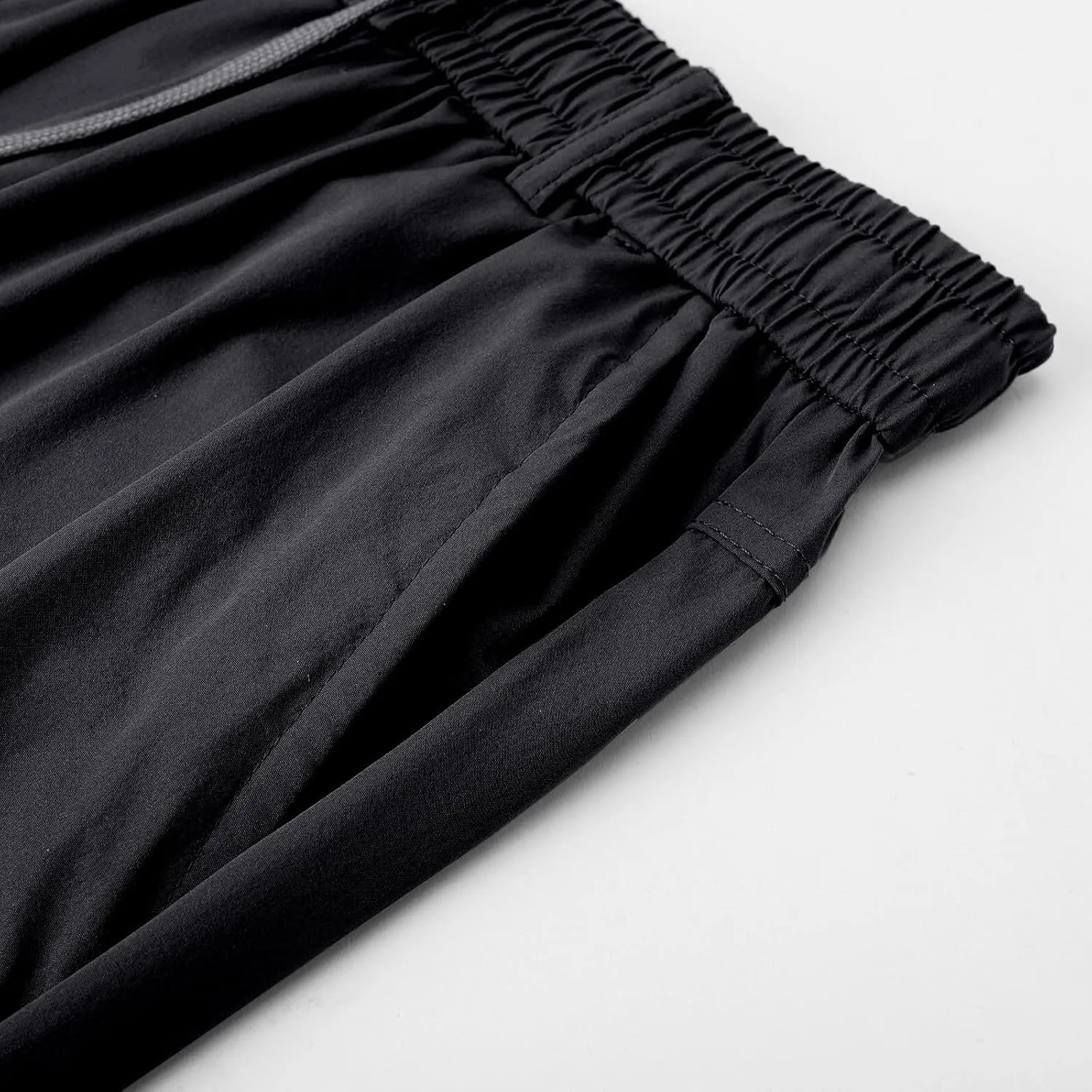 Joggers for Men Khaki Pants Mens Solid Color Straight Trend Slim Fit Workout Running Comfy Casual Elastic Waist Pants
