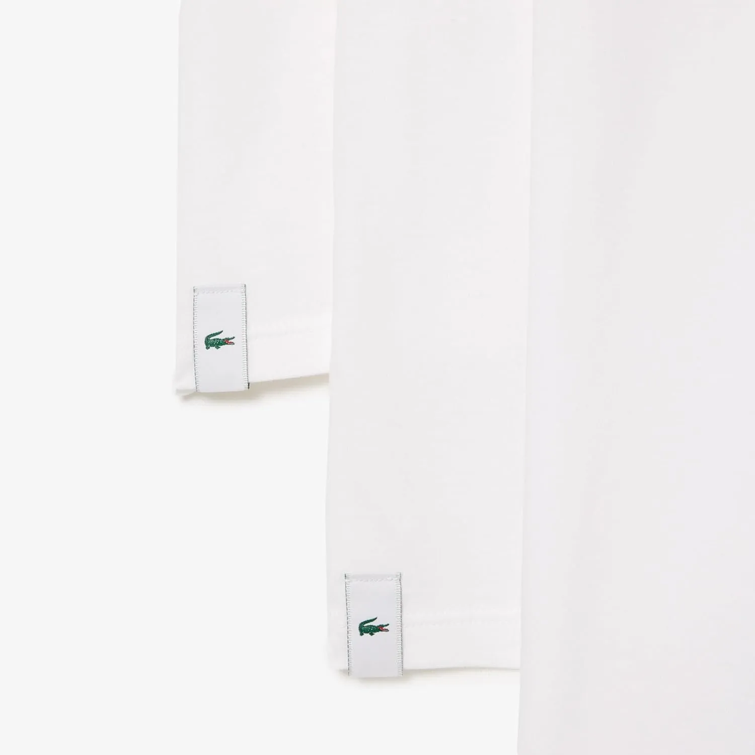 Lacoste Men's 100% Cotton Regular Fit Crew Neck Undershirt, 3-Pack