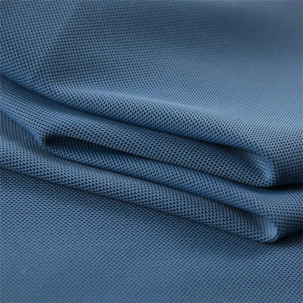 Men Slim Fit Casual Polo Shirts Quick Dry Short Sleeve Top Elasticity Cool Ice Silk Polo Shirt