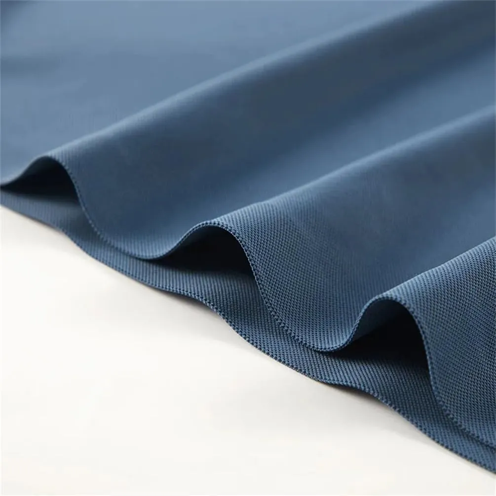 Men Slim Fit Casual Polo Shirts Quick Dry Short Sleeve Top Elasticity Cool Ice Silk Polo Shirt