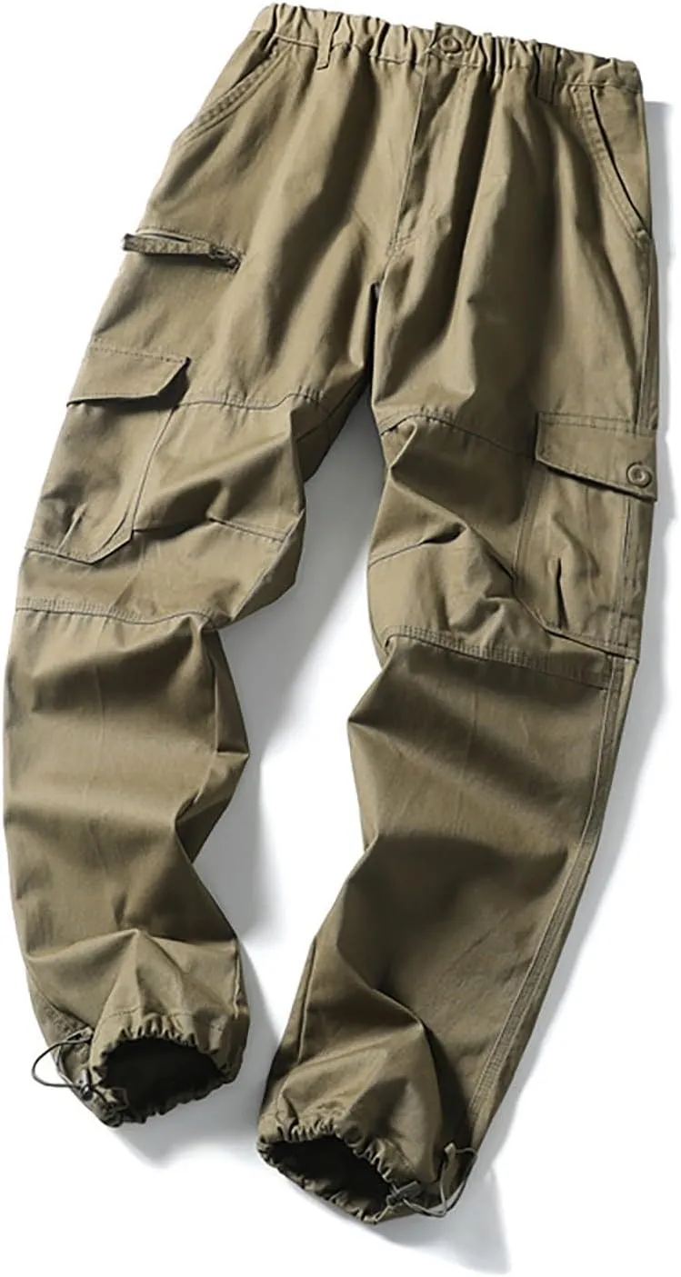 Men's Pants Cargo Ripstop Stretch Fashion Sweatpants Pockets Straight Fit Y2K Pants Baggy Plus Size Pants Lightweight
