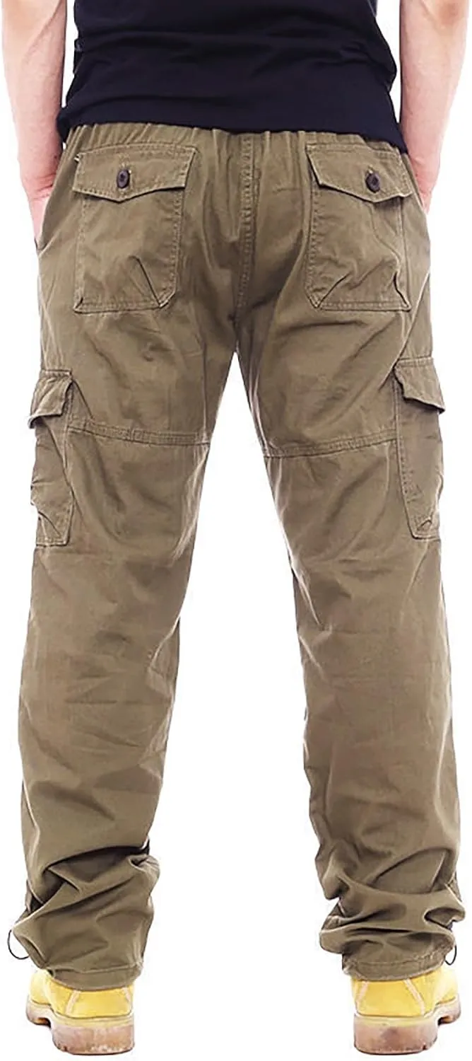 Men's Pants Cargo Ripstop Stretch Fashion Sweatpants Pockets Straight Fit Y2K Pants Baggy Plus Size Pants Lightweight