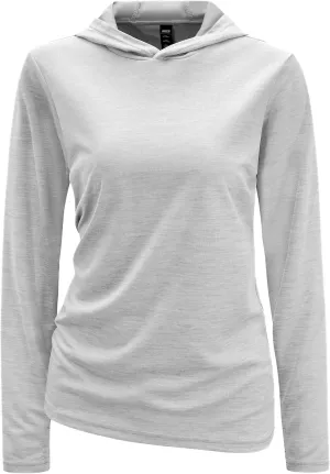 MIER Women's Long Sleeve Workout Shirts Sun Protection Hoodie UPF 50  UV Shirt for Fishing Hiking Running, Lightweight