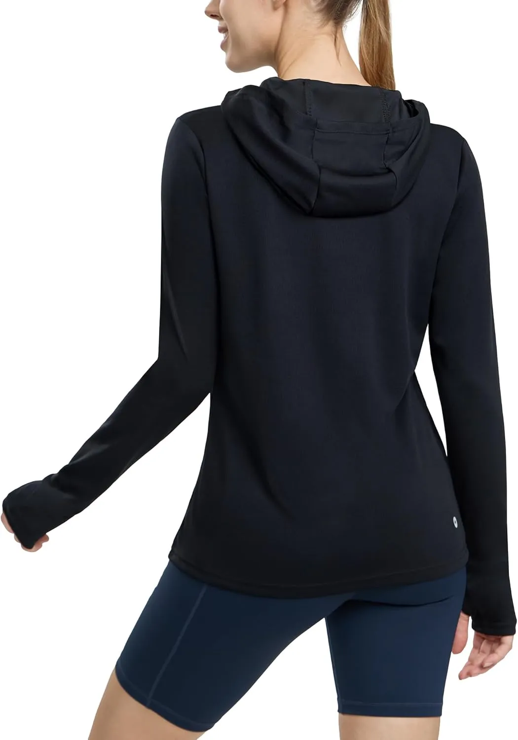 MIER Women's Long Sleeve Workout Shirts Sun Protection Hoodie UPF 50  UV Shirt for Fishing Hiking Running, Lightweight