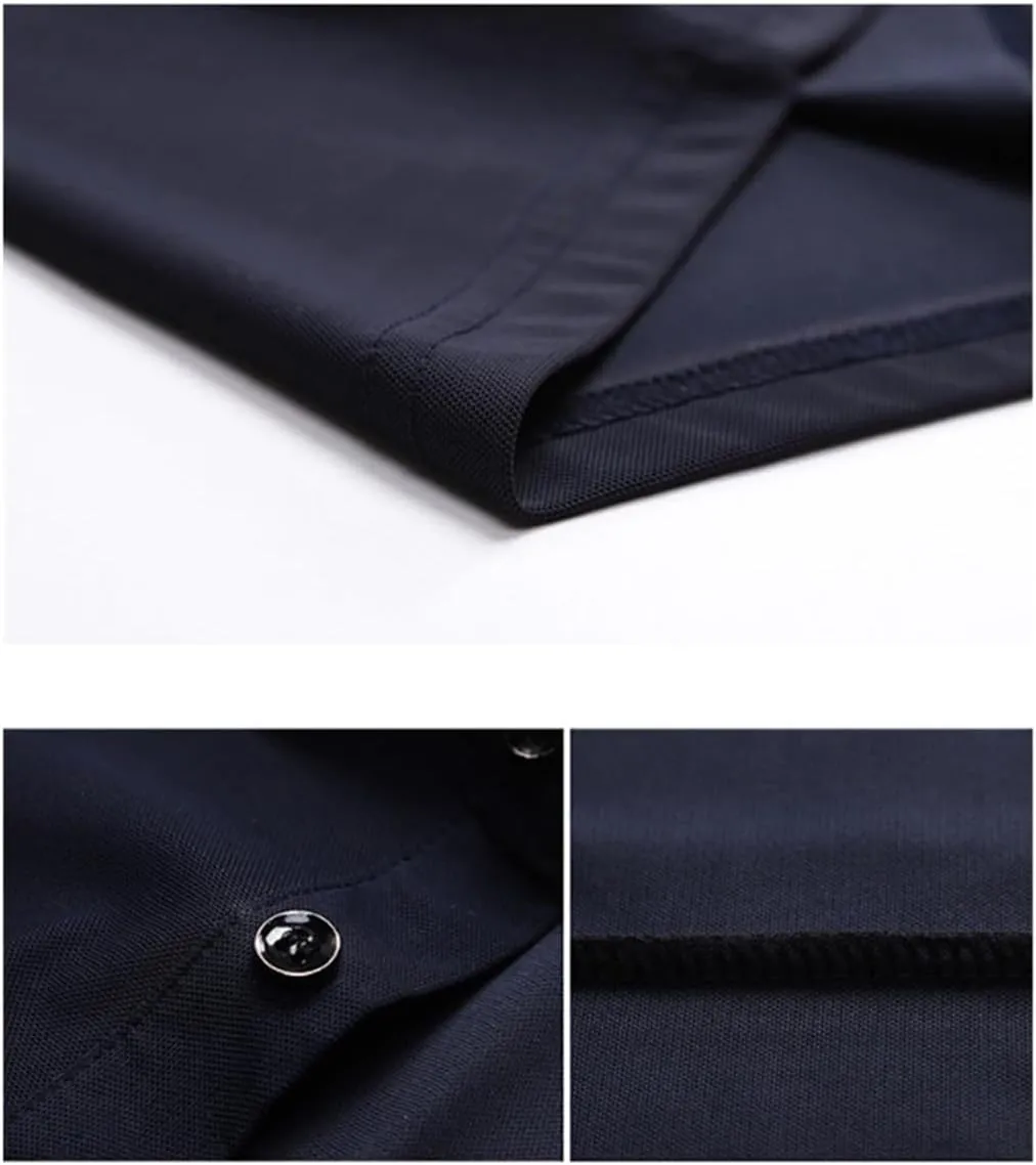 Mnjyihy Men Summer Multi-Colors Polo Shirt Bussiness Moisture Wicking Quick-Dry Short Sleeve Casual Polo Shirts