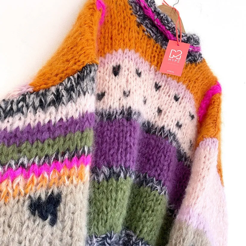 MYPZ Chunky Mohair pullover Watermelon
