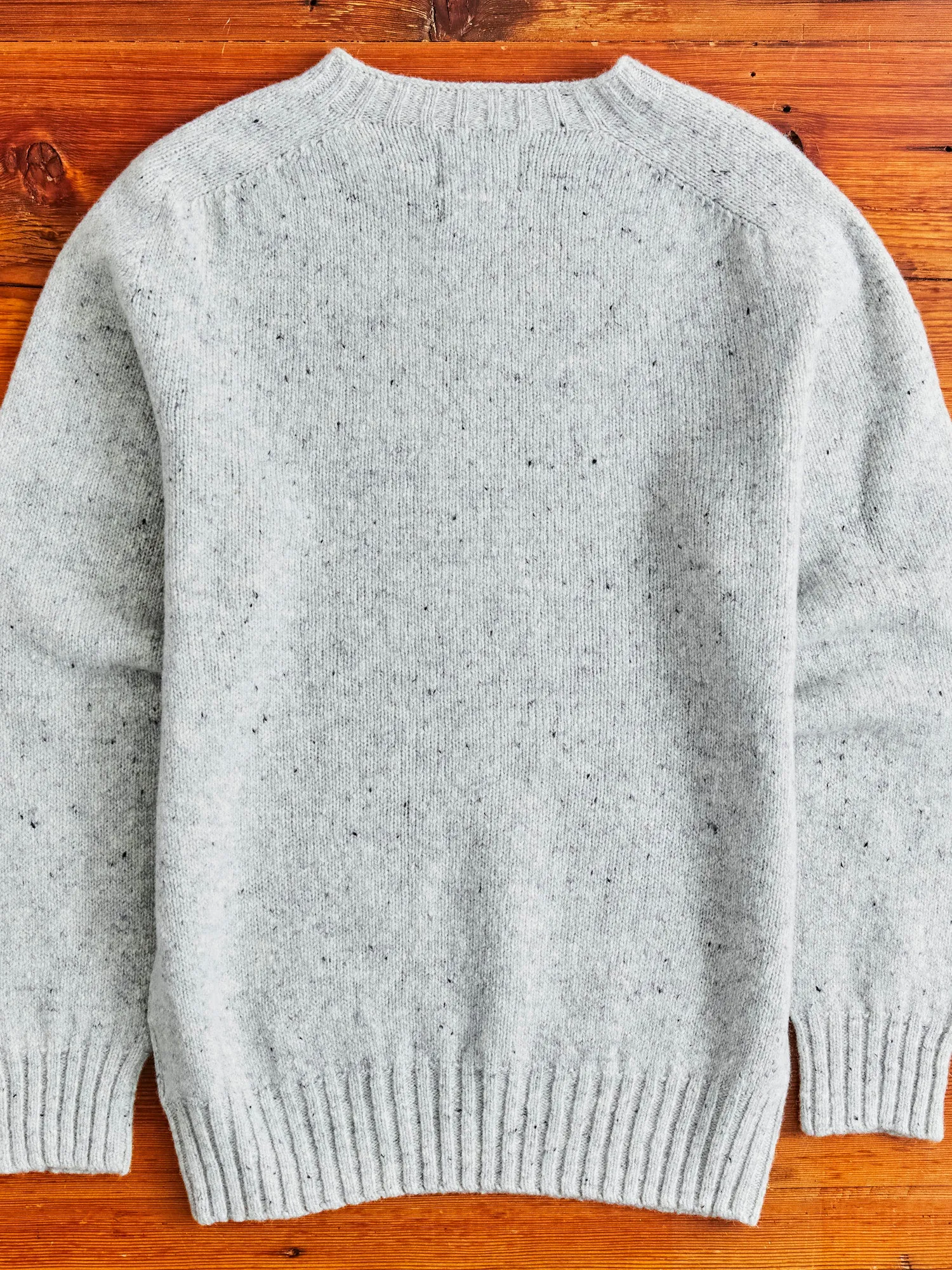 "Terry" Wool Sweater in Silver