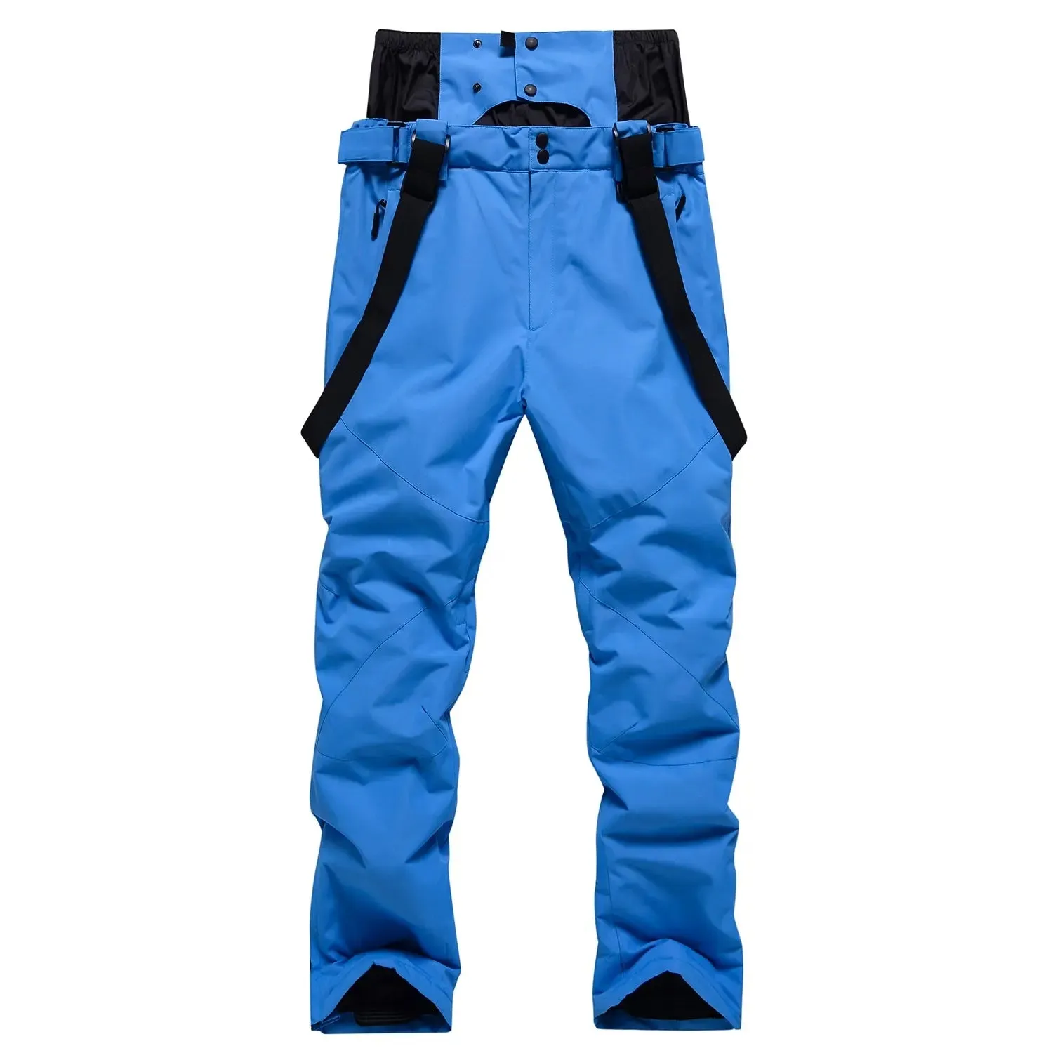Solid Color Unisex Detachable Ski Bibs & Pants Windproof Outdoor Pants