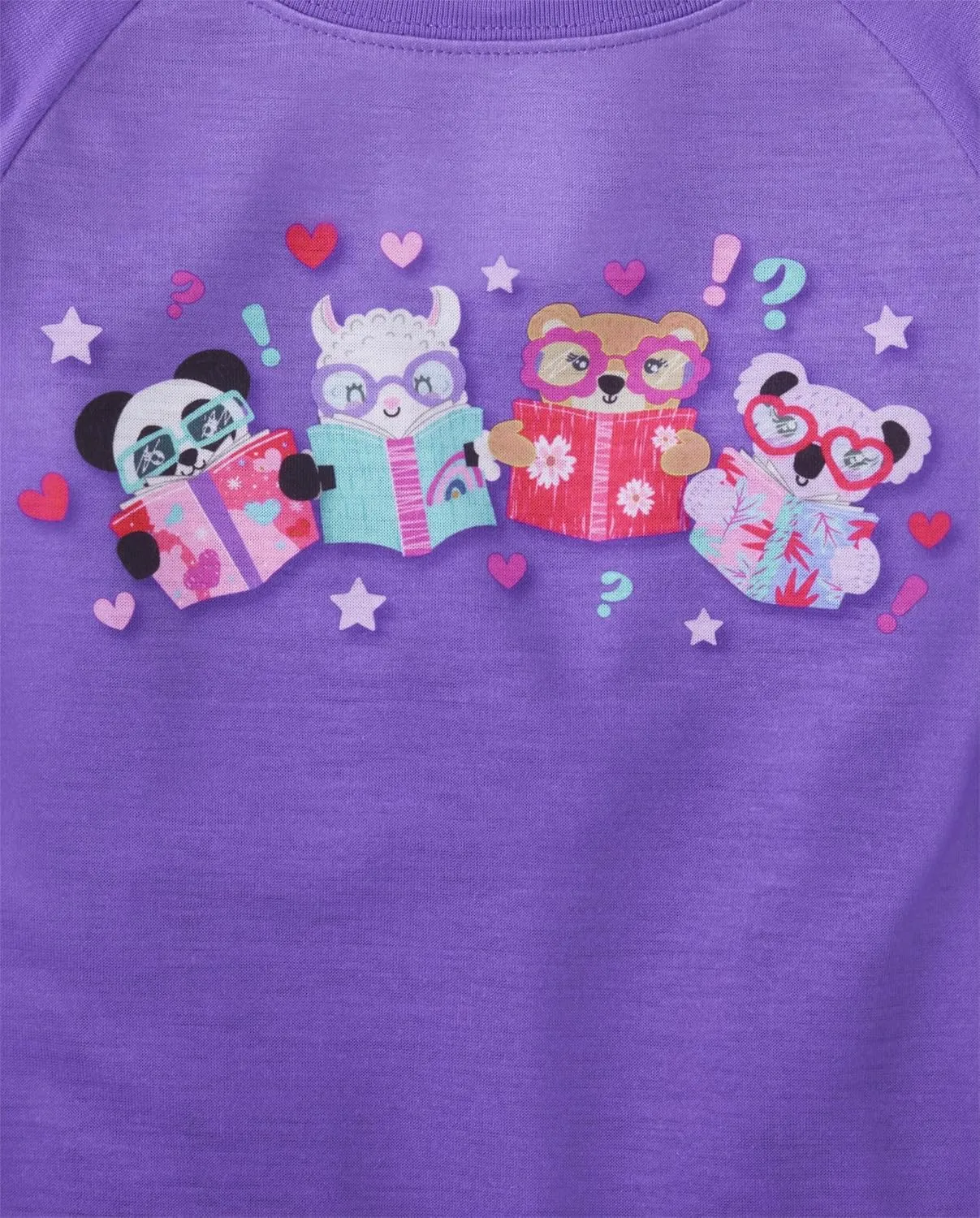 The Children's Place Girls' Long Sleeve Top and Pants,2 Piece Pajama Set