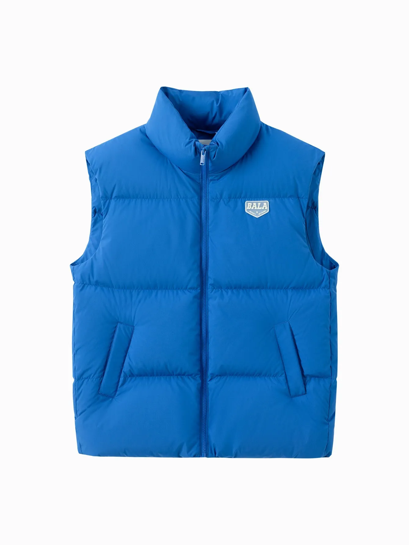 Unisex Parent-Child Stand-Up Collar Oblique Pocket Vest