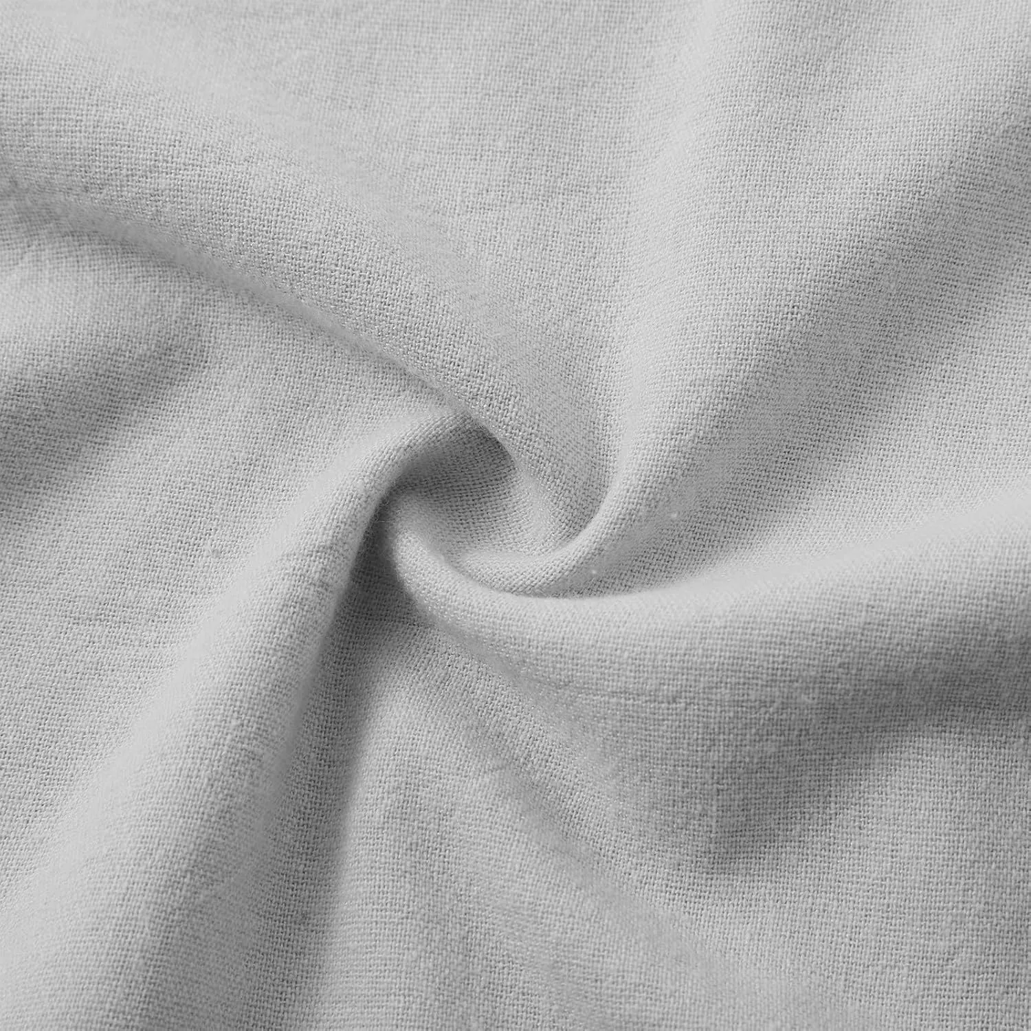 Wide Leg Linen Pants for Women Casual High Waisted Palazzo Crop Pants Lightweight Summer Flowy Trousers with Pockets