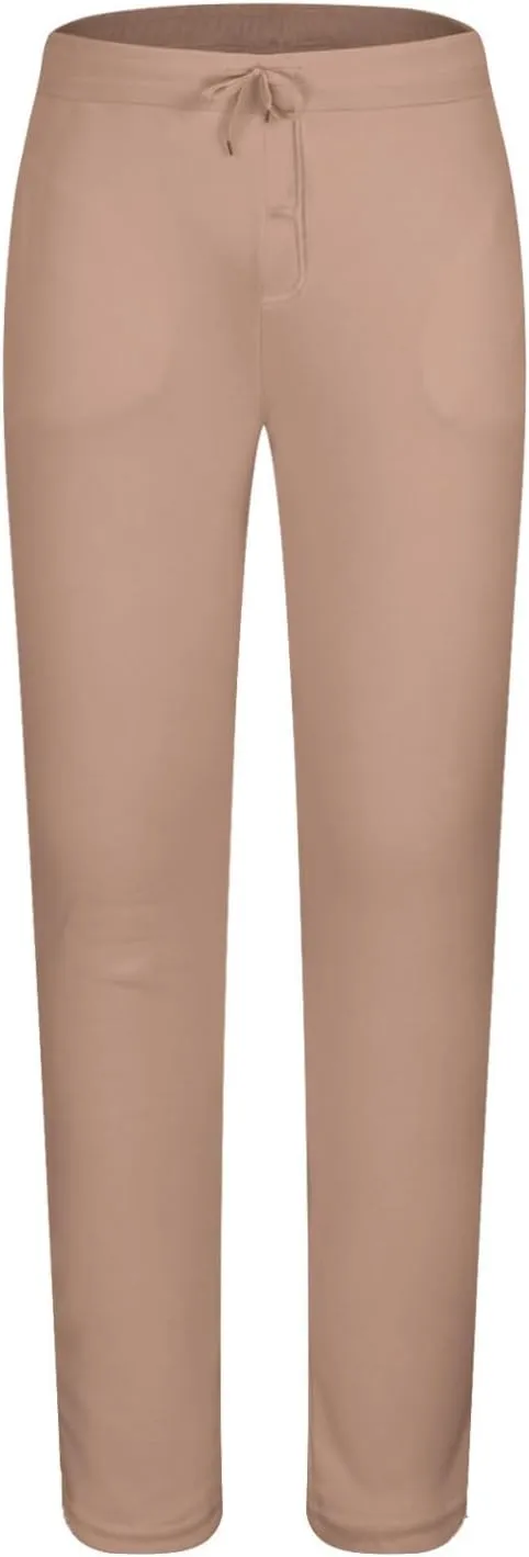 Women Drawstring Sweatpants Elastic Waist Sweatpant Plus Thick Trousers Solid Workout Pants Multi Pockets Fall Pant