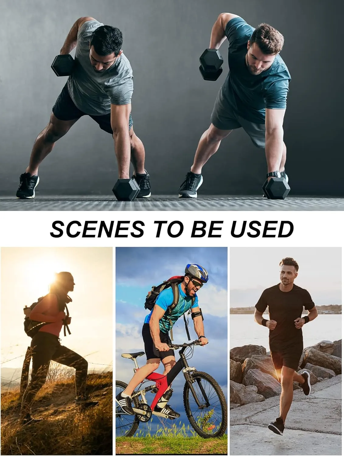 Workout Shirts for Men Crew Neck Short Sleeve Quick Dry Gym Athletic Active T Shirt Moisture Wicking